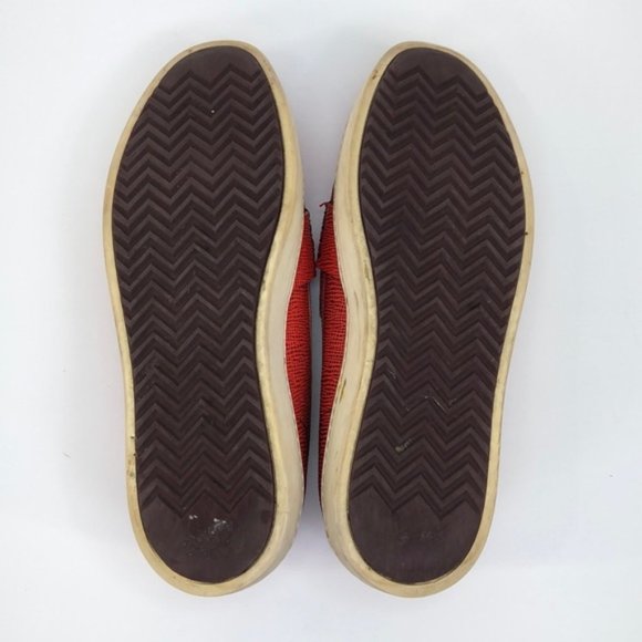 colby striped logo embossed leather sneaker